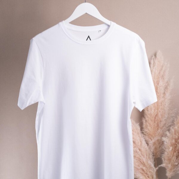 Weißes Unisex T-Shirt
